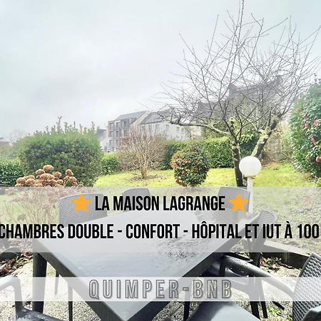 Maison Lagrange - 4 Chambres Quartier Iut Hopital Quimper Eksteriør bilde
